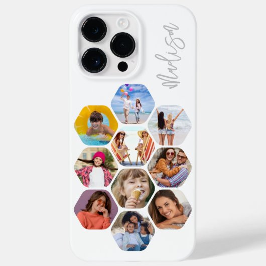 Multi-Fotomaterial Einfach Personalisiert Case-Mate iPhone Hülle (Rückseite)