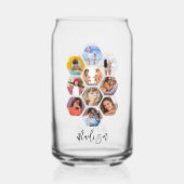 Multi-Fotomaterial Einfach Personalisiert Dosenglas (Rückseite)