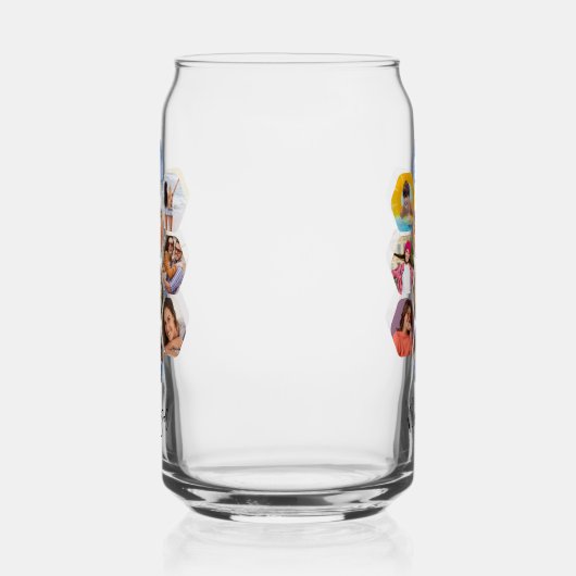 Multi-Fotomaterial Einfach Personalisiert Dosenglas (Links)