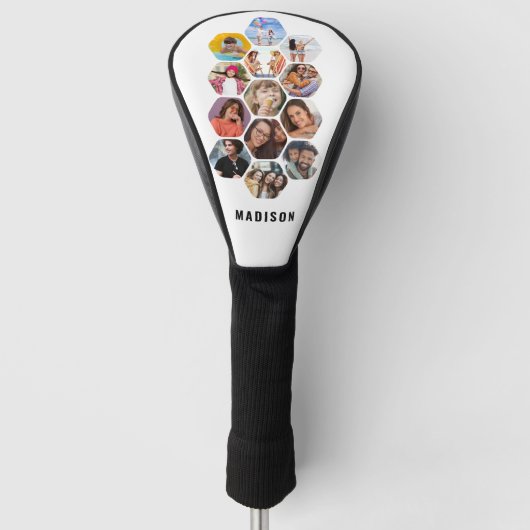 Multi-Fotomaterial Einfach Personalisiert Golf Headcover (Vorderseite)