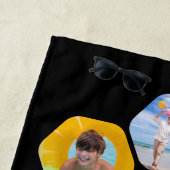 Multi-Fotomaterial Einfach Personalisiert Strandtuch (Beispiel)