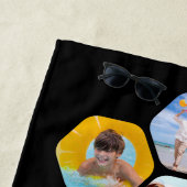Multi-Fotomaterial Einfach Personalisiert Strandtuch (Beispiel)