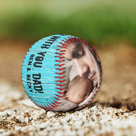 Multi-Fotos Zuhause Run Vater Vatertag Baseball