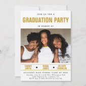 Multi Friend Graduation Party Einladung (Vorderseite)