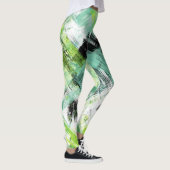 Multi-Graphics grunge Leggings (Rechts)