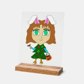 Multi Holiday Chibi Acrylschild (Winkel)