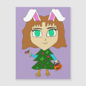 Multi Holiday Chibi Magnetkarte (Vorderseite)