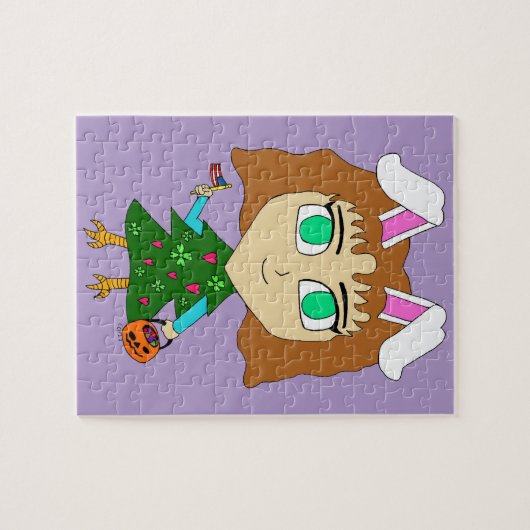 Multi Holiday Chibi Puzzle (Horizontal)