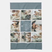 Multi-Holiday-Fotos | Frohe Weihnachten | Geschenk Geschirrtuch (Vertikal)