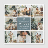 Multi-Holiday-Fotos | Frohe Weihnachten | Geschenk Magnetkarte (Vorderseite)