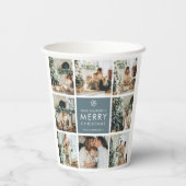 Multi-Holiday-Fotos | Frohe Weihnachten | Geschenk Pappbecher (Rückseite)