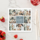 Multi-Holiday-Fotos | Frohe Weihnachten | Geschenk Serviette (Beispiel)
