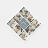 Multi-Holiday-Fotos | Frohe Weihnachten | Geschenk Serviette (Ecke)