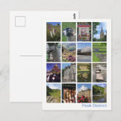 Multi-Image des Peak District 3 Postkarte (Vorne/Hinten)