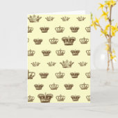 Multi Kronenentwurf - wählen Sie bkgd Farbe Karte (Gelbe Blume)