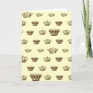 Multi Kronenentwurf - wählen Sie bkgd Farbe Karte