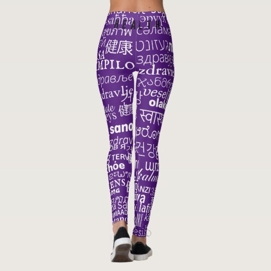 Multi-Language-Leggings zum Thema Gesundheit - Ihr Leggings (Rückseite)