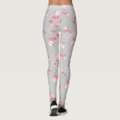 Multi Leggings der Flamingo-Liebe (Rückseite)
