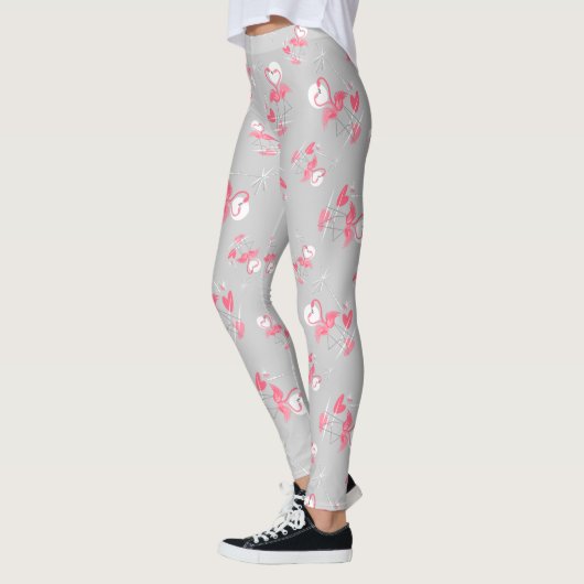 Multi Leggings der Flamingo-Liebe (Links)