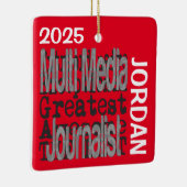 Multi-Media-Journalist Extraordinaire CUSTOM Keramikornament (Rechts)