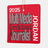 Multi-Media-Journalist Extraordinaire CUSTOM Keramikornament (Links)