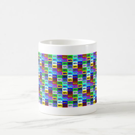 Multi-Mini-Mips-Logo-Tasse Kaffeetasse (Mittel)