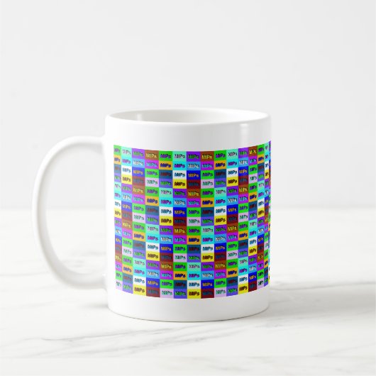 Multi-Mini-Mips-Logo-Tasse Kaffeetasse (Links)