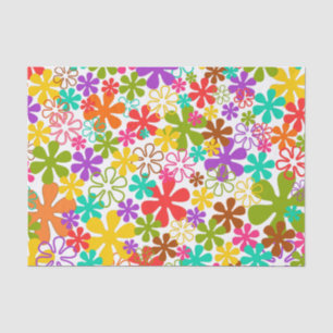 Multi mit Blumenfarbe Seidenpapier