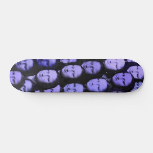 Multi-Mona in blau Skateboard (Horizontal)
