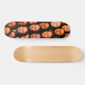 Multi-Mona in der Orange - 70er Art Skateboard (Horizontal)