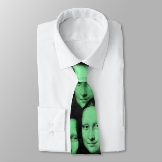 Multi-Mona in Grün Krawatte (Gebunden)