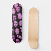 Multi-Mona in Rosa Skateboard (Vorderseite)