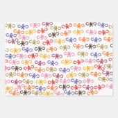 Multi-Monkey Business Geschenkpapier 3 Bögen Set (Vorderseite 3)