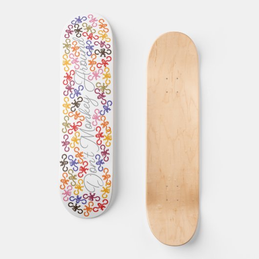 Multi-Monkey Business Skateboard (Vorderseite)