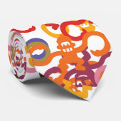 Multi-Monkey Business Tie Krawatte (Gerollt)