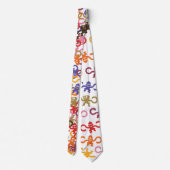 Multi-Monkey Business Tie Krawatte (Rückseite)