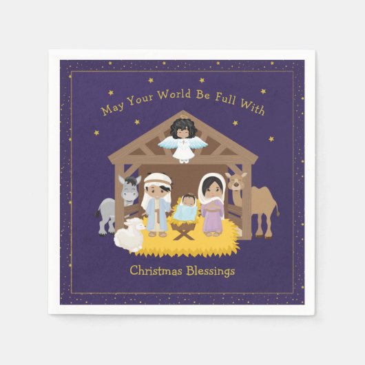 Multi Nativpapier Napkin Serviette (Vorderseite)