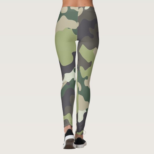 multi Nocken Tarnung Leggings (Rückseite)