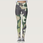 multi Nocken Tarnung Leggings (Vorderseite)
