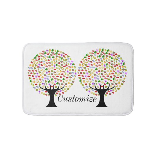 Multi-Obstbaum Thunder_Cove Badematte (Vorderseite)