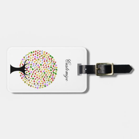 Multi-Obstbaum Thunder_Cove Gepäckanhänger (Vorderseite horizontal)