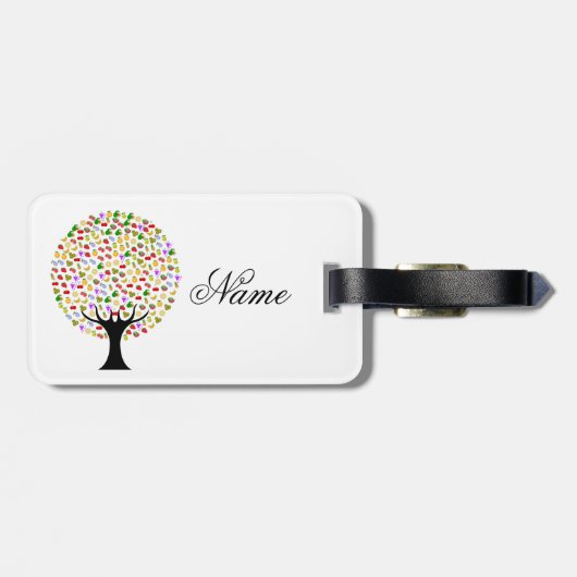 Multi-Obstbaum Thunder_Cove Gepäckanhänger (Rückseite horizontal)