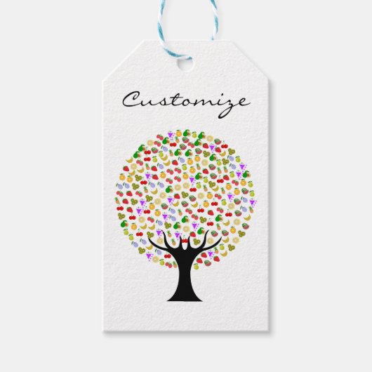 Multi-Obstbaum Thunder_Cove Geschenkanhänger (Vorderseite)