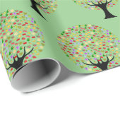 Multi-Obstbaum Thunder_Cove Geschenkpapier (Rolleneckpunkt)
