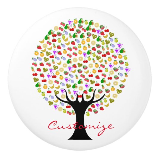 Multi-Obstbaum Thunder_Cove Keramikknauf (Vorderseite)