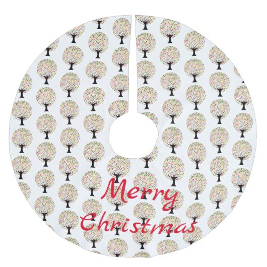 Multi-Obstbaum Thunder_Cove Polyester Weihnachtsbaumdecke (Vorderseite)