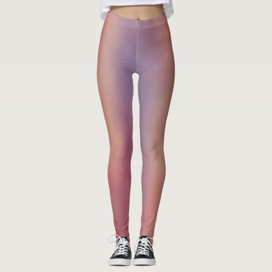 Multi Pastellfarbe Legging Leggings (Vorderseite)