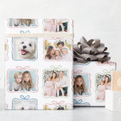 Multi Photo Christmas Gift Geschenkpapier