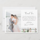 Multi Picture Liebe & Danke Hochzeit (Vorderseite)