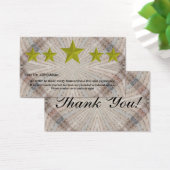 Multi-Platform-5-Sterne-Rückmeldungskarte (Schreibtisch)